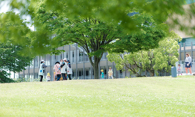 平中央公園にあそびに来た園児たち
